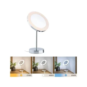 LED kosmetické zrcadlo Masua IP44 CCT 230V 4W chrom - PAULMANN Ověřený