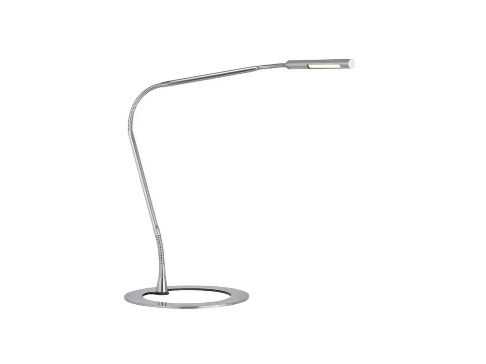 Novinka Stolní lampa PLAZA matt nickel LED 1x3W 230/12V 6000K - PAULMANN