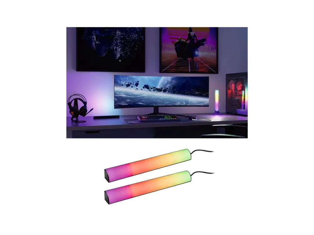 Jen Po Omezenou Doba EntertainLED Lightbar Dynamic RGB 2x0,6W RGB - PAULMANN