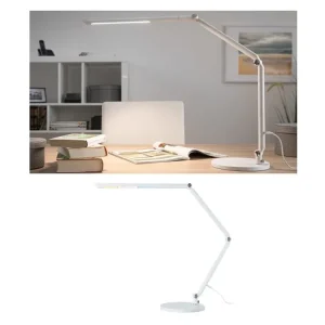 LED stolní lampa na psací stůl FlexBar bílá 10,6W WhiteSwitch 3.000K - PAULMANN Hit Sezóny