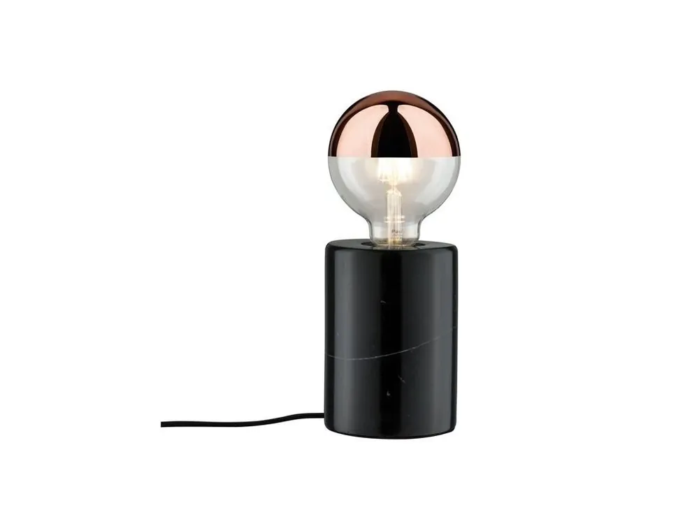 Stolní lampa Neordic Nordin černá / mramor - PAULMANN Vrácení Zdarma