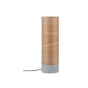 Stolní lampa Neordic Skadi dřevo / beton - PAULMANN Bezpečná Platba