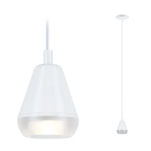 LED závěsné svítidlo Luia GU10 max. 10W satén/bílá - PAULMANN Vysoce Kvalitní