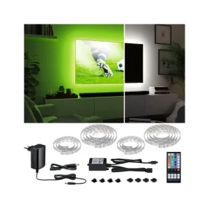Vrácení Zdarma MaxLED 250 LED Strip TV Comfort základní sada 65 palců 4,3m 22W 234lm/m 28LEDs/m RGBW+ 24VA - PAULMANN