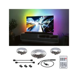 Zlevněný EntertainLED USB LED Strip osvětlení TV 65 palců 2,4m 4W 60LEDs/m RGB+ - PAULMANN