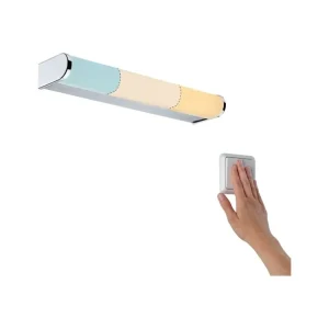 HomeSpa LED svítidlo k zrcadlu Arneb IP44 chrom 6,5W WhiteSwitch 2.700K - PAULMANN Levný