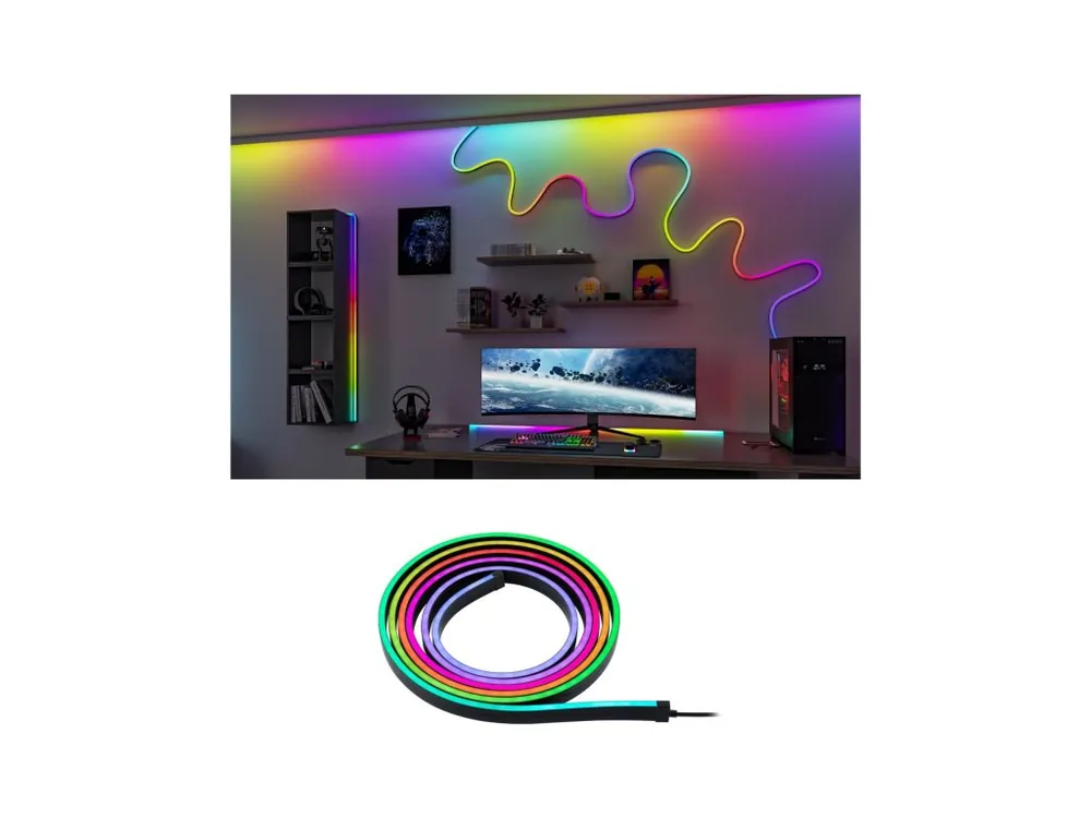 Must-Have EntertainLED LED hadice Black Neon 3m 5W 84 LEDs/m RGB+ - PAULMANN