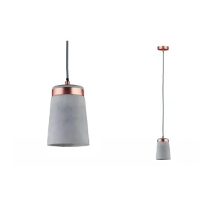 Závěsné svítidlo Neordic Stig měď / beton max.20W - PAULMANN Vysoce Kvalitní