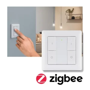 Vypínač Smart Home Zigbee On/Off/Dimm bílá - PAULMANN Časově Omezené