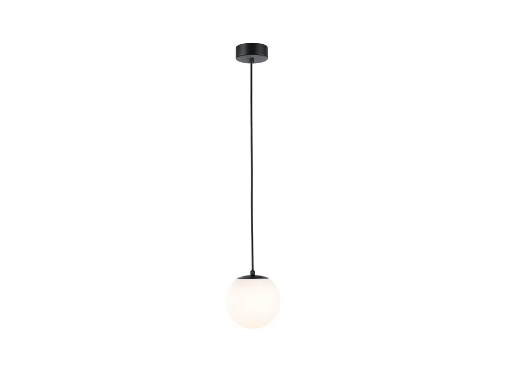 Selection Bathroom LED závěsné svítidlo Gove IP44 9W černá mat/satén - PAULMANN Expresní Doručení