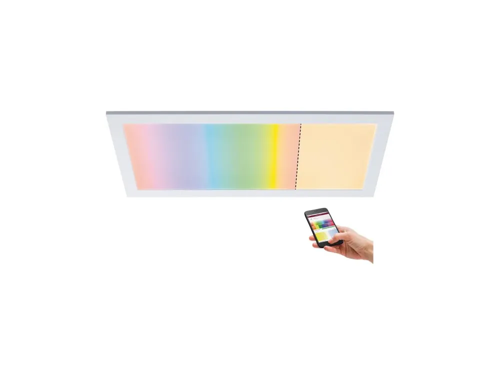 LED Panel SmartHome Zigbee Amaris hranaté 595x295mm 22W RGBW 2.700K bílá mat - PAULMANN Značkový