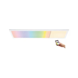 Poslední Šance LED Panel SmartHome Zigbee Amaris hranaté 1.195x295mm 35W RGBW 2.700K bílá mat - PAULMANN