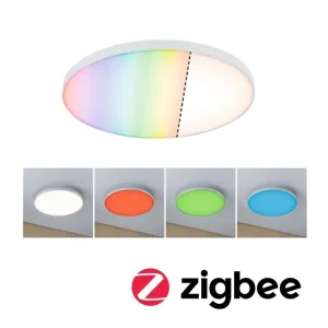 LED Panel Smart Home Zigbee Velora kruhové 400mm RGBW bílá stmívatelné - PAULMANN Koupit Online