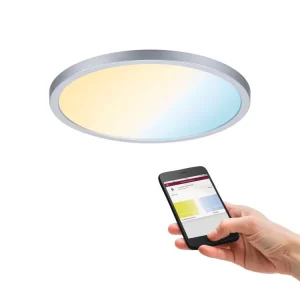 Ověřený Smart Home Zigbee LED vestavné svítidlo Areo VariFit IP44 kruhové 230mm 16W matný chrom měnitelná bílá - PAULMANN