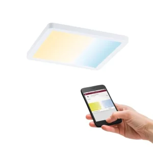 Levný Smart Home Zigbee LED vestavné svítidlo Areo VariFit IP44 hranaté 175x175mm 13W bílá měnitelná bílá - PAULMANN