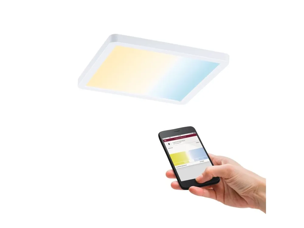 Levný Smart Home Zigbee LED vestavné svítidlo Areo VariFit IP44 hranaté 175x175mm 13W bílá měnitelná bílá - PAULMANN