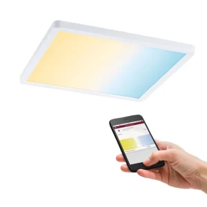 Nová Kolekce Smart Home Zigbee LED vestavné svítidlo Areo VariFit IP44 hranaté 230x230mm 16W bílá měnitelná bílá - PAULMANN
