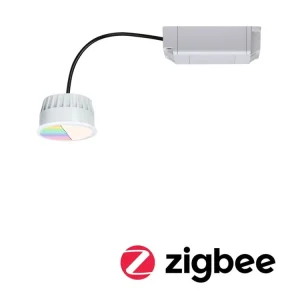 LED Modul vestavné svítidlo Smart Home Zigbee RGBW Coin kruhové 50mm Coin 5,2W 230V RGBW satén - PAULMANN Nejlepší Cena
