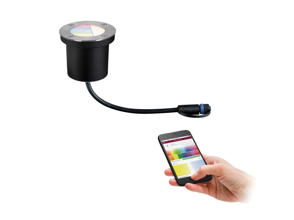 Plug & Shine zemní svítidlo IP65 RGBW 24V ZigBee - PAULMANN Výhodná Nabídka