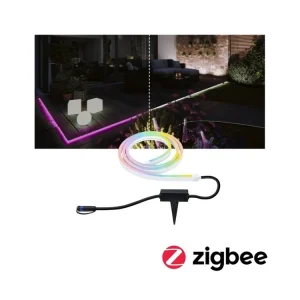 Tovární Cena Plug & Shine LED pásek Smart Home Zigbee Smooth IP67 RGBW 11W bílá - PAULMANN