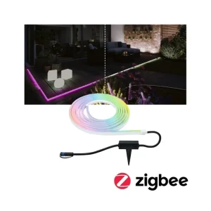Hit Sezóny Plug & Shine LED pásek Smart Home Zigbee Smooth IP67 RGBW 22W bílá - PAULMANN