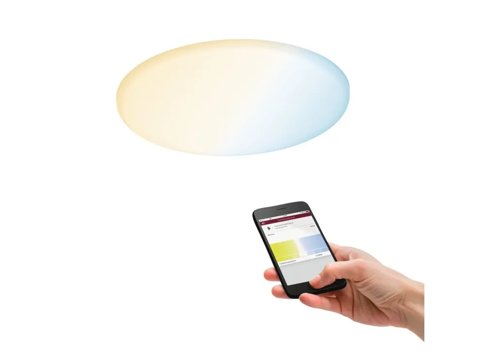 Smart Home Zigbee LED vestavné svítidlo Veluna VariFit měnitelná bílá 185mm IP44 15W - PAULMANN Super Cena