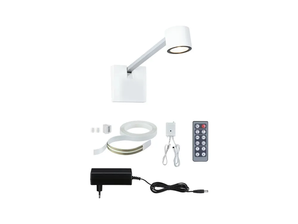 LED svítidlo nad obrazy Adelia 2700K 230/24V 4,5W stmívatelné hliník kartáčovaný - PAULMANN Akční Nabídka