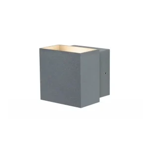 Nástěnné svítidlo LED Cybo hranaté 2x3W šedé 100x100mm - PAULMANN Vysoce Kvalitní