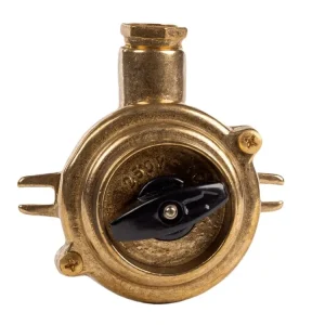 Dokud Zásoby Vydrží Otočný retro vypínač z mosazi BRASS AN1