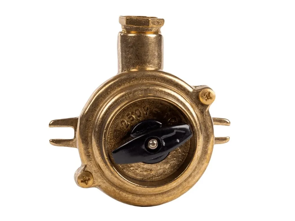 Dokud Zásoby Vydrží Otočný retro vypínač z mosazi BRASS AN1