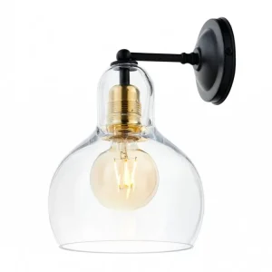 Nástěnná lampa ze skla LONGIS Gold Cenový Hit