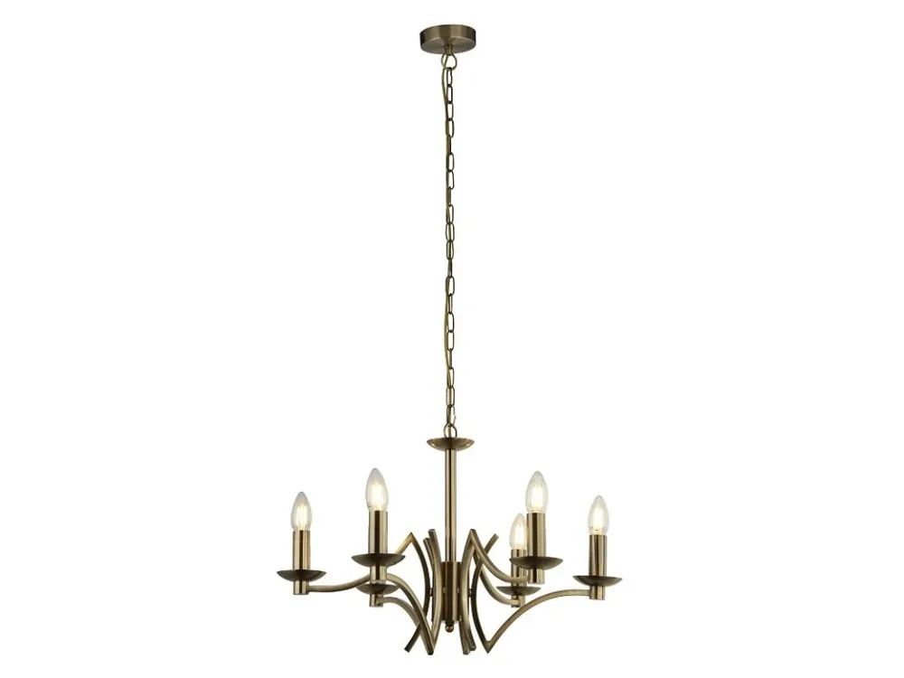 Nejprodávanější Mosazný lustr Ascot 41312-6AB