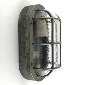 Industriální světlo BULKHEAD 44P/cínová patina Zlevněný