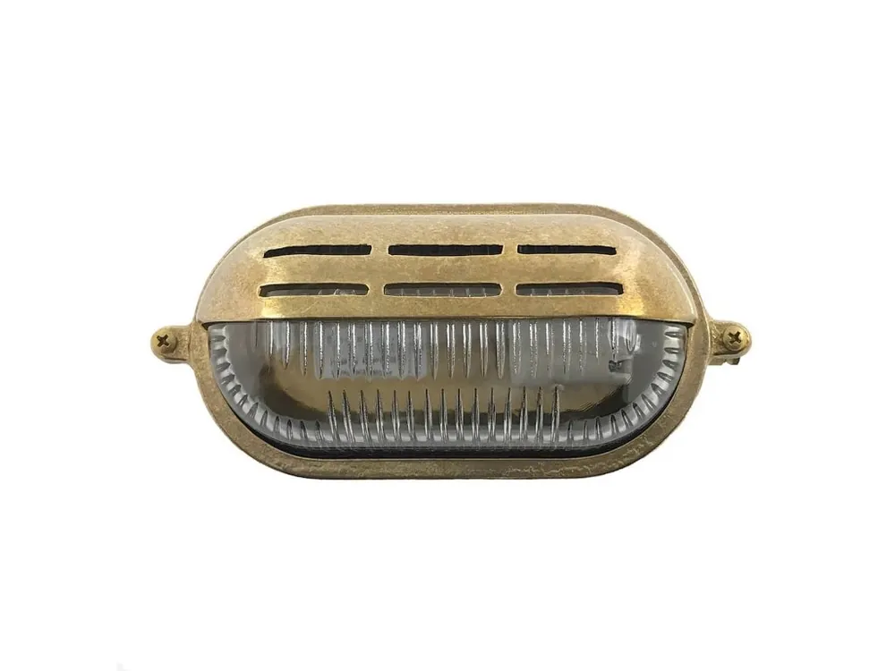 Industriální nástěnné světlo z mosazi SEA BRASS IP64 Cenová Bomba