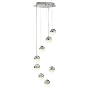 Akční Nabídka Searchlight MARBLES 5848-8CC moderní závěsné LED svítidlo