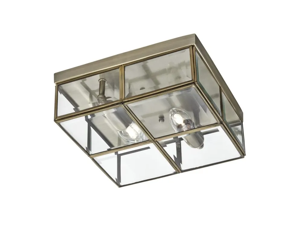 Stropní retro svítidlo Searchlight FLUSH 6769-26AB Poslední Šance