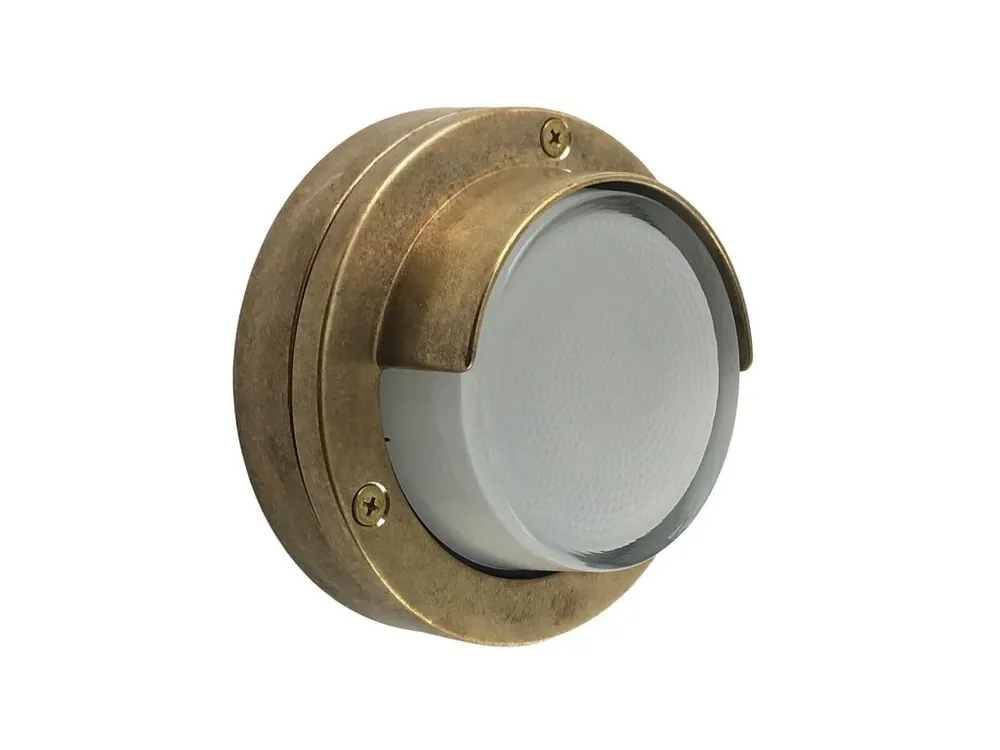 Vysoce Kvalitní Mosazné industriální světlo MARINA MINI B /IP64/1x G9/Ø 14 cm
